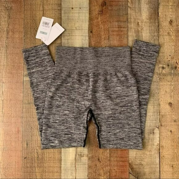 Women’s best move high waisted seamless leggings gray marbled - Picture 3 of 7